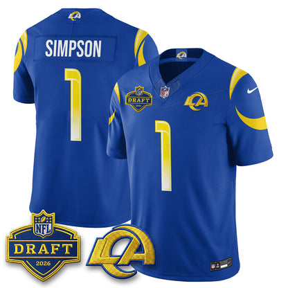 LAR 2026 NFL Draft Jersey - Stitched