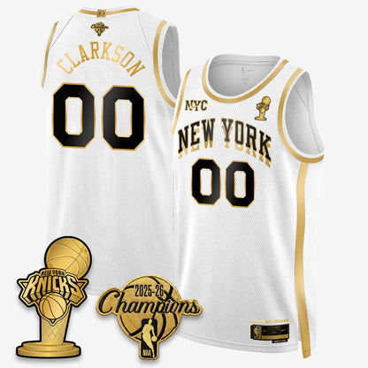 NYK 2026 NBA Champions Gold Edition Vapor Jersey - Stitched