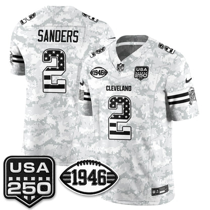 CLE 2026 Salute to Service Vapor Jersey - Stitched
