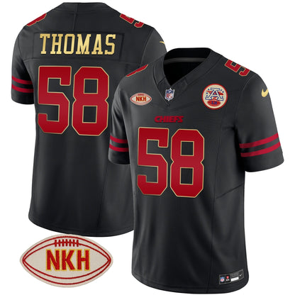 Men's Chiefs NKH Patch 2023 Vapor Limited Jersey - All Stitched