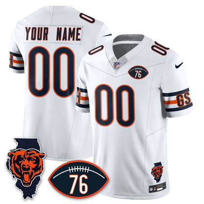 CHI Honor Steve McMichael Custom Jersey - Stitched