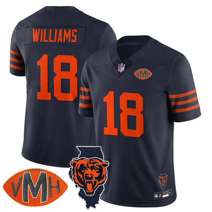 Men's Chicago Bears Honor Virginia Halas McCaskey Jersey - All Stitched