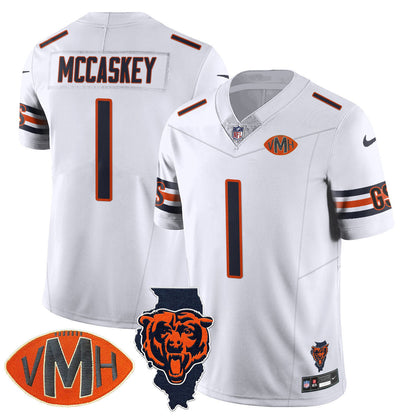 Men's Chicago Bears Honor Virginia Halas McCaskey Jersey - All Stitched