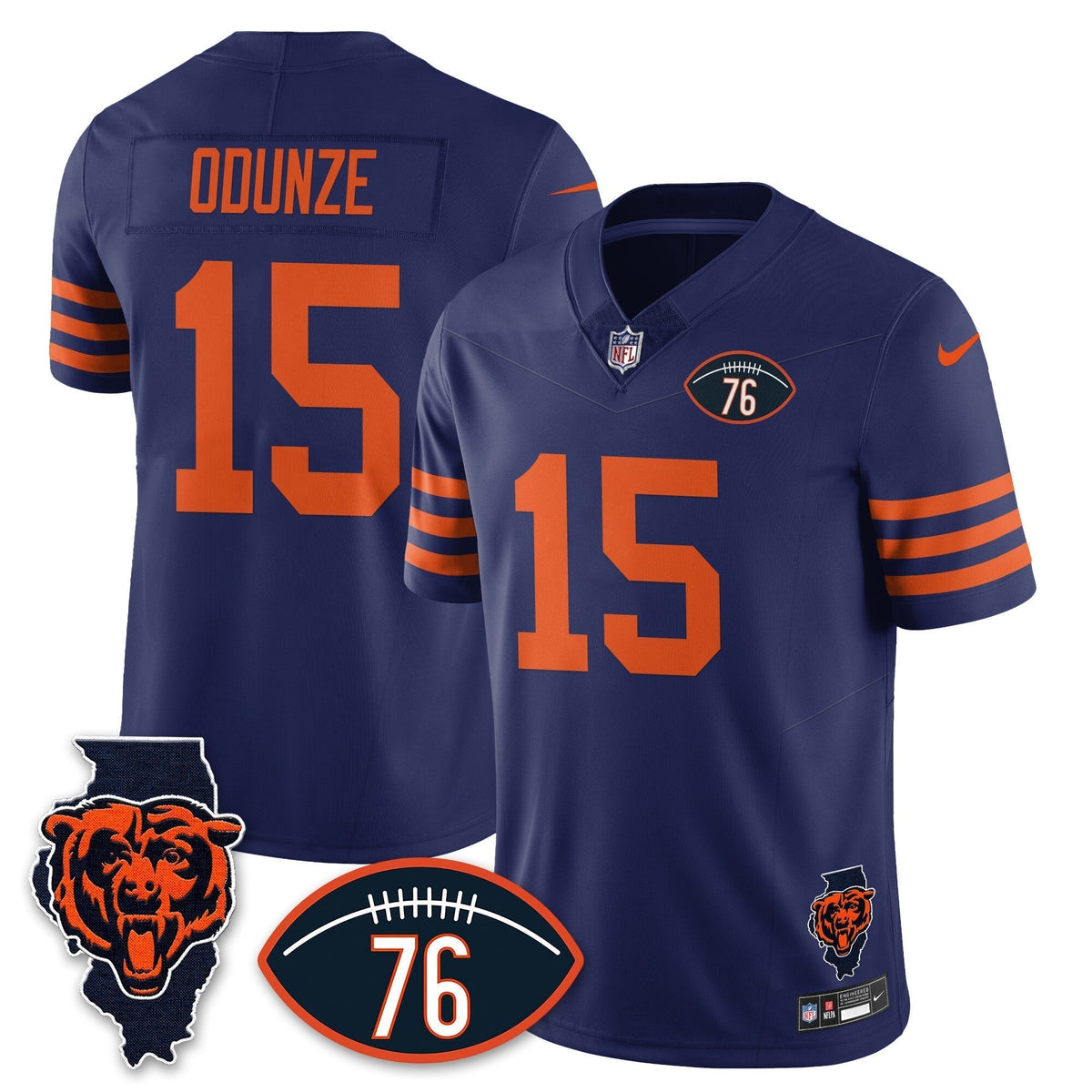 Men's Chicago Bears Honor Steve McMichael Jersey - All Stitched