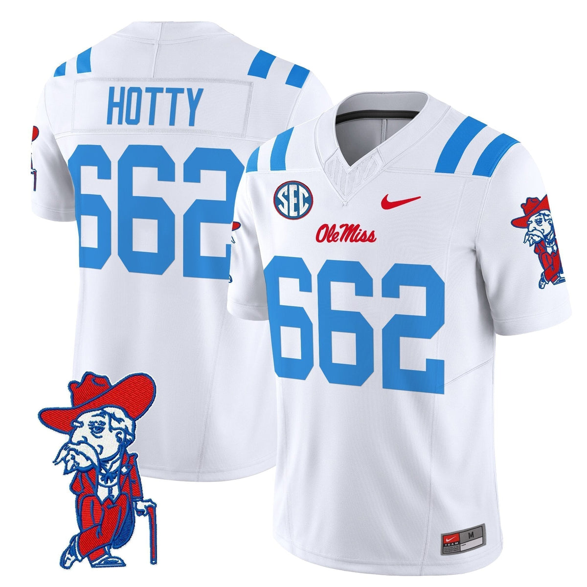 Men's Ole Miss Rebels 2025 Vapor Limited Jersey V2 - All Stitched
