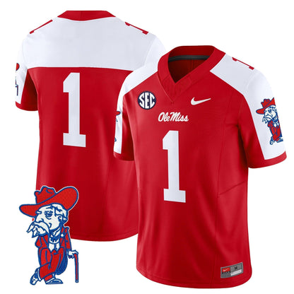 Men's Ole Miss Rebels 2025 Vapor Limited Jersey V2 - All Stitched