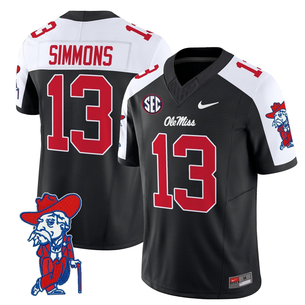 Men's Ole Miss Rebels 2025 Vapor Limited Jersey V2 - All Stitched