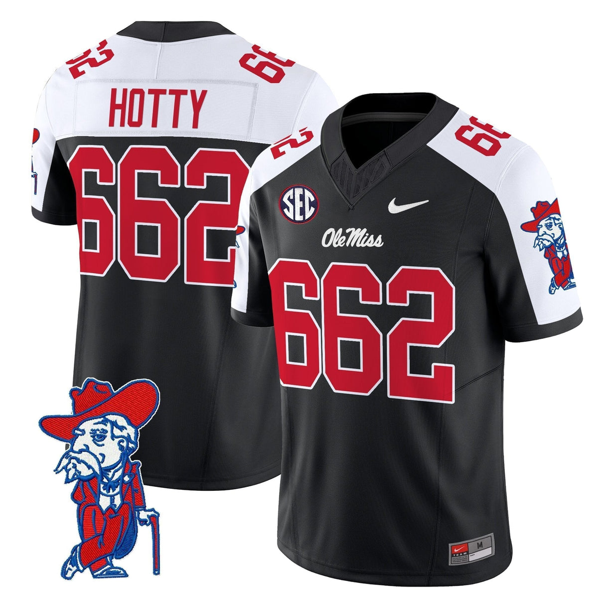 Men's Ole Miss Rebels 2025 Vapor Limited Jersey V2 - All Stitched