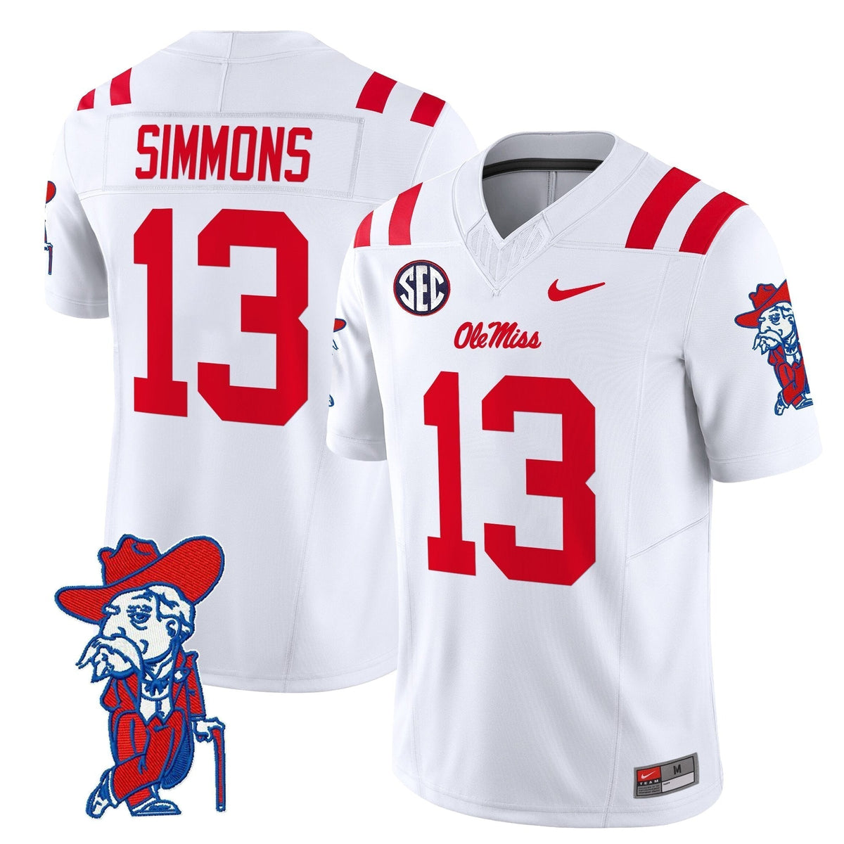 Men's Ole Miss Rebels 2025 Vapor Limited Jersey V2 - All Stitched
