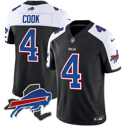 Men's Bills New York Patch Vapor Limited Jersey - All Stitched