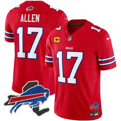 Men's Bills New York Patch Vapor Limited Jersey - All Stitched