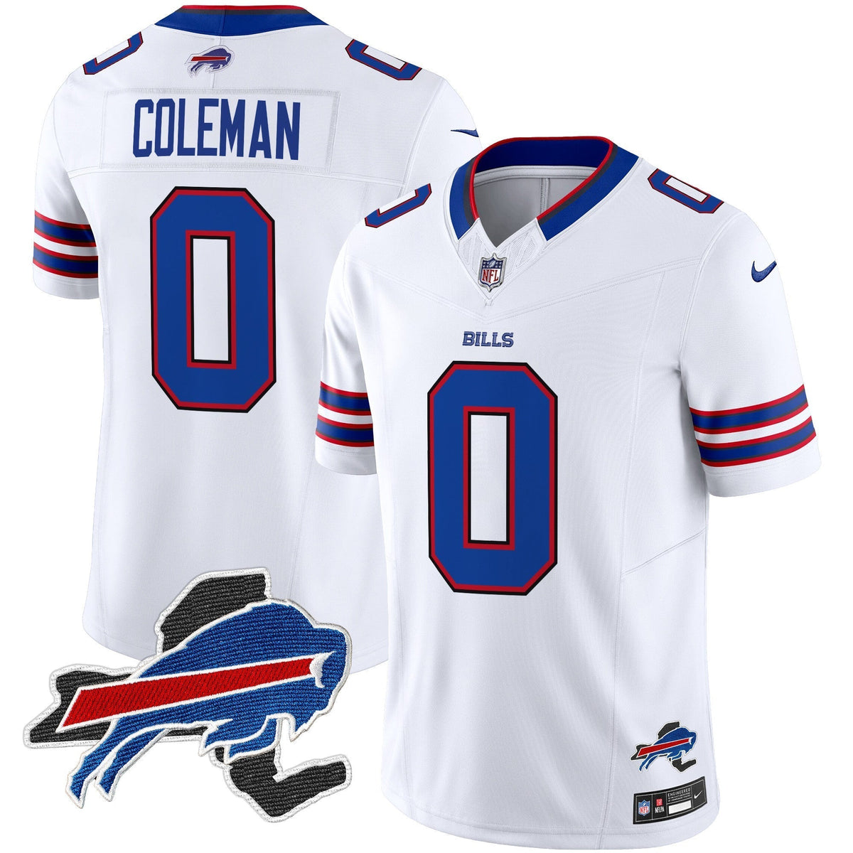 Men's Bills New York Patch Vapor Limited Jersey - All Stitched