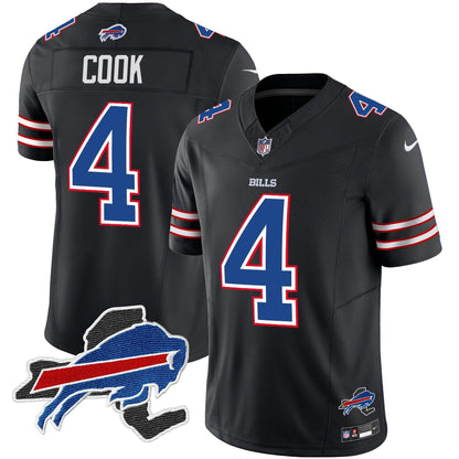 Men's Bills New York Patch Vapor Limited Jersey - All Stitched