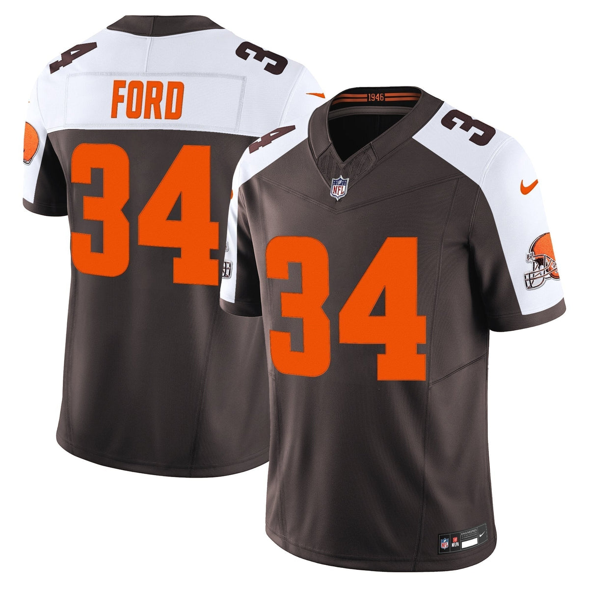 Cleveland Browns 'Alpha Dawg Edition' Vapor Limited Jersey - All Stitched