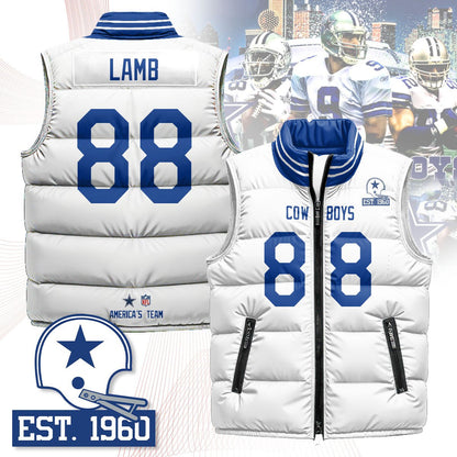 Dallas Cowboys Unisex Puffer Vest