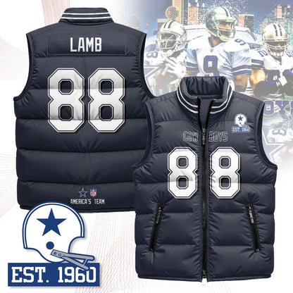 Dallas Cowboys Unisex Puffer Vest