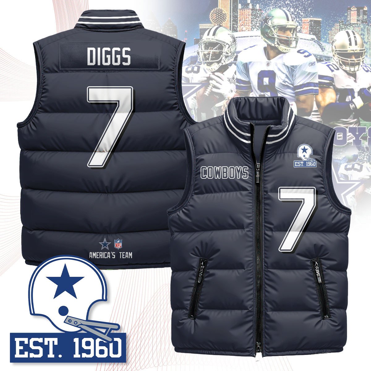 DAL Unisex Puffer Vest