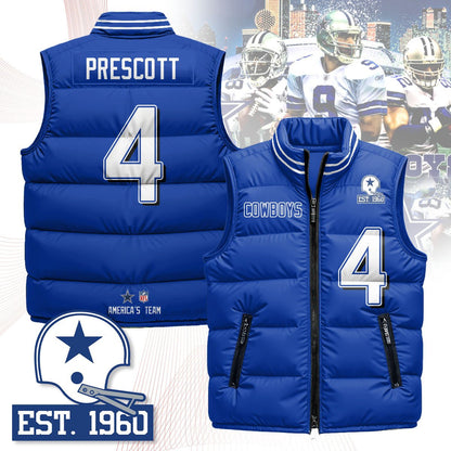 Dallas Cowboys Unisex Puffer VestPlayer