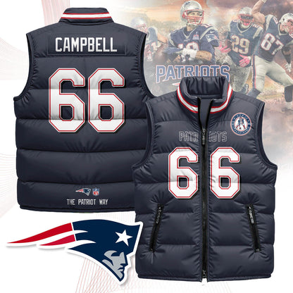 New England Patriots Unisex Puffer Vest