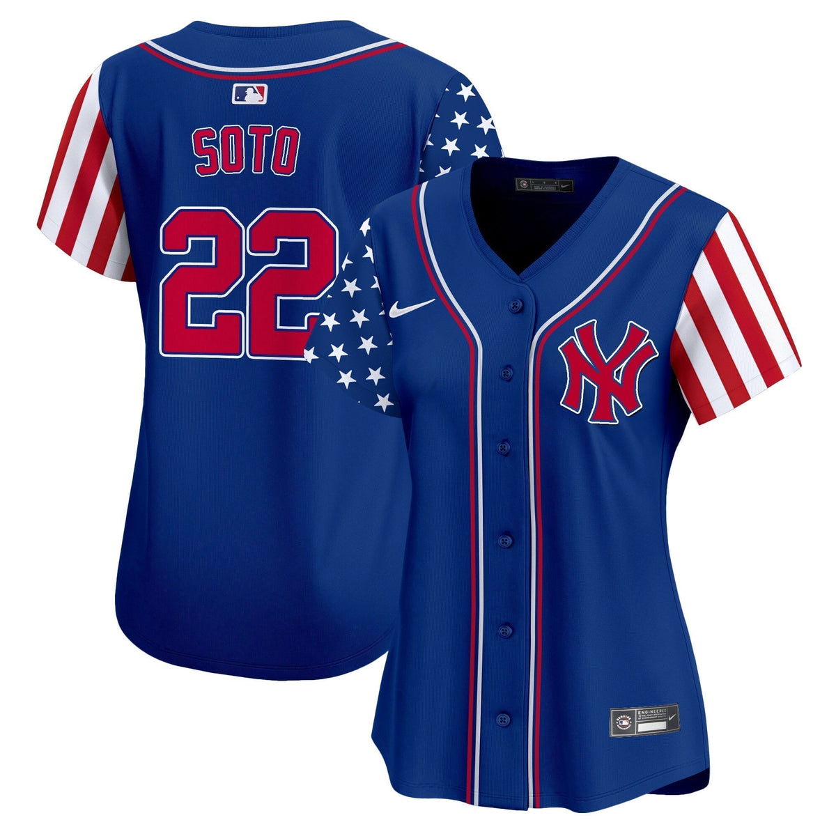 Women's New York Yankees 2024 Independence Day Vapor Premier Limited Jersey - All Stitched