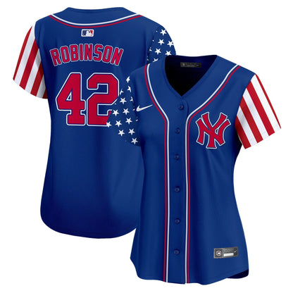 Women's New York Yankees 2024 Independence Day Vapor Premier Limited Jersey - All Stitched