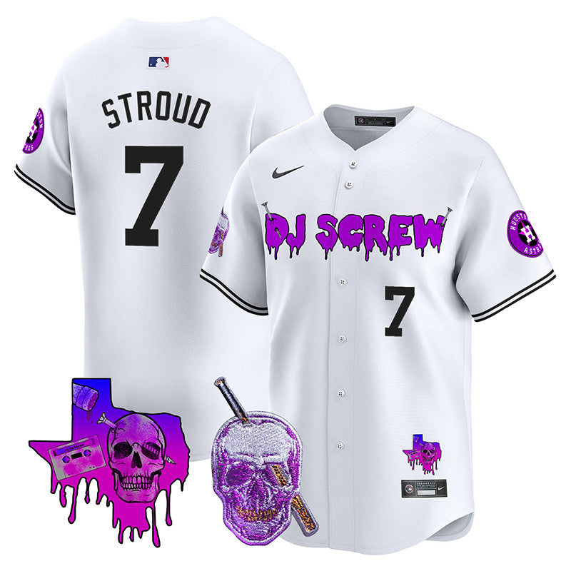 Men's Astros DJ Screw Vapor Premier Limited Jersey - All Stitched