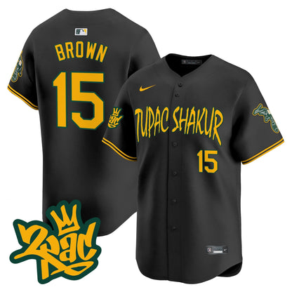 Men's Oakland Athletics Tupac Shakur Vapor Premier Limited Jersey - All Stitched