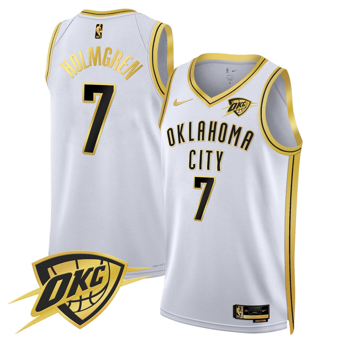 Men's Oklahoma City Thunder Swingman Jersey V2 - All Stitched
