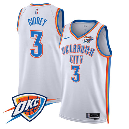 Men's Oklahoma City Thunder Swingman Jersey V2 - All Stitched