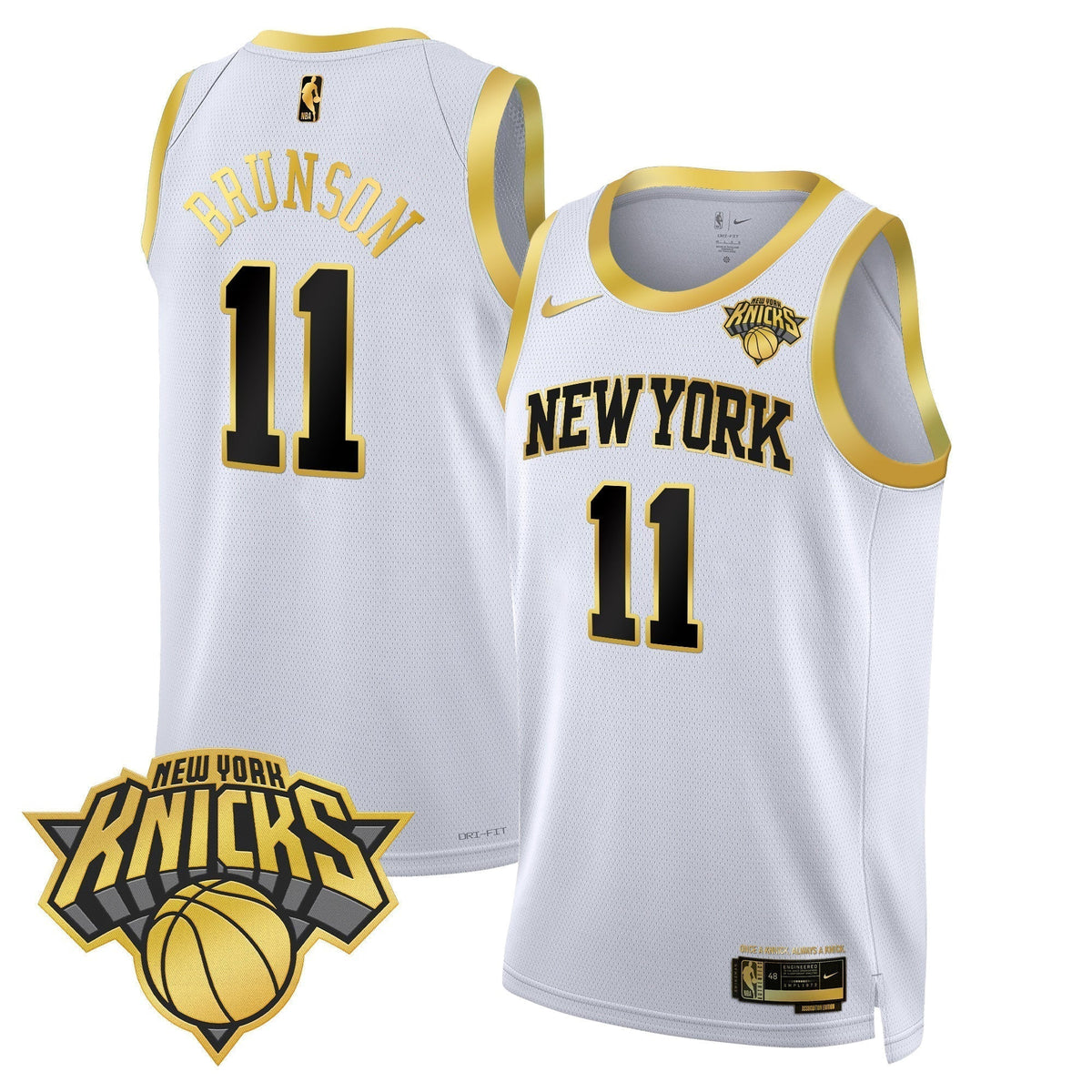 Men's New York Knicks Swingman Jersey V2 - All Stitched