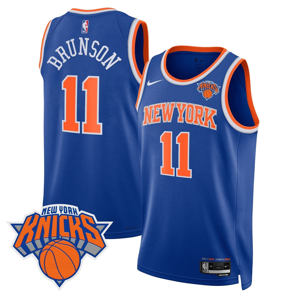 Men's New York Knicks Swingman Jersey V2 - All Stitched