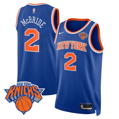 Men's New York Knicks Swingman Jersey V2 - All Stitched
