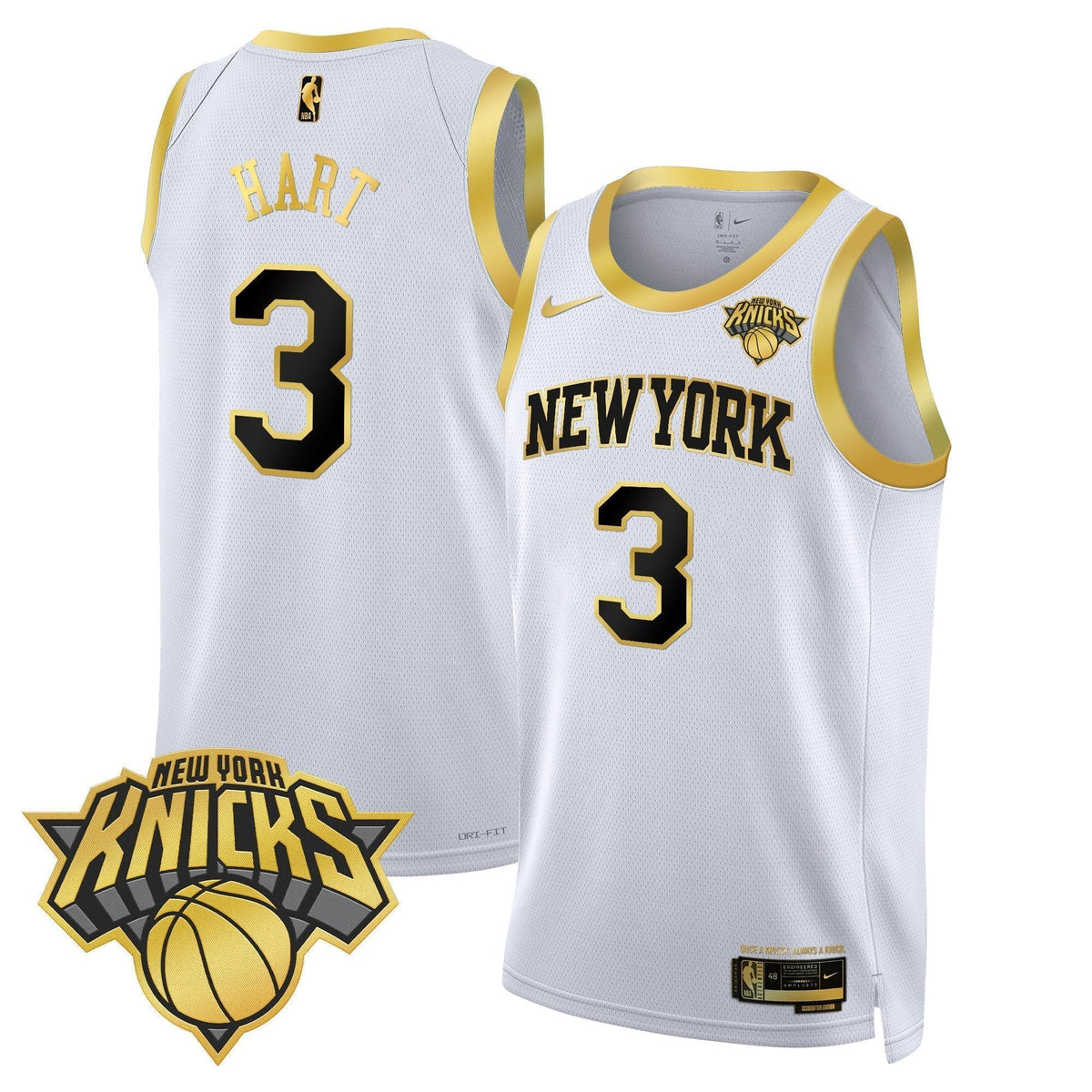Men's New York Knicks Swingman Jersey V2 - All Stitched