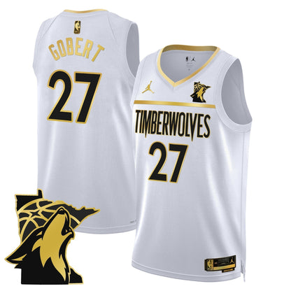 Men's Minnesota Timberwolves Swingman Jersey - Minnesota Patch - All Stitched