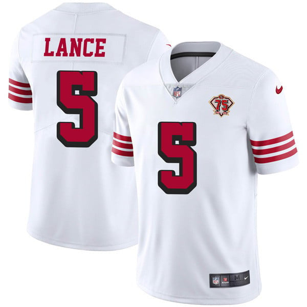 San Francisco 49Ers 75Th Anniversary Color Rush Jersey – All Stitched