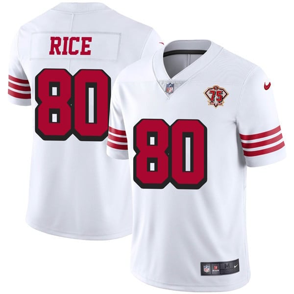 San Francisco 49Ers 75Th Anniversary Color Rush Jersey – All Stitched