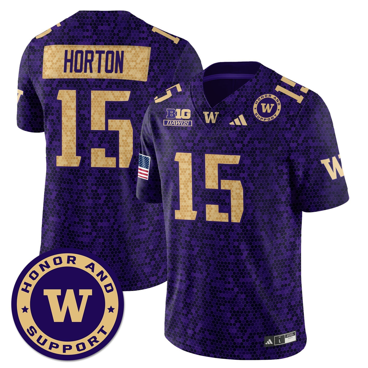Washington Football Honor and Support Uniform - All Stitched