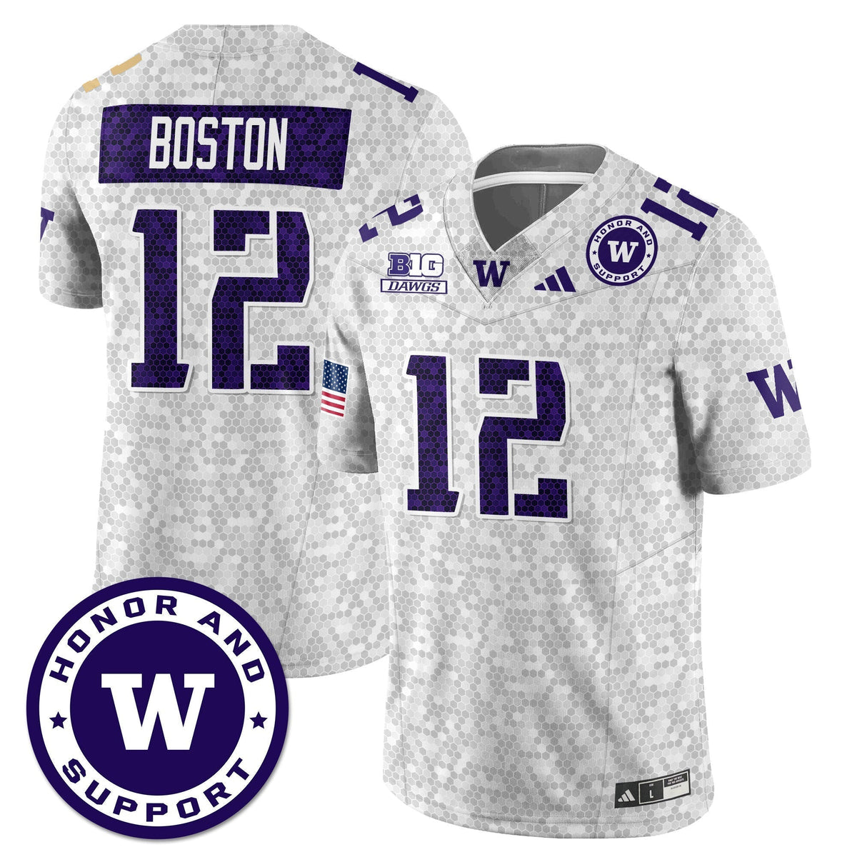 Washington Football Honor and Support Uniform - All Stitched