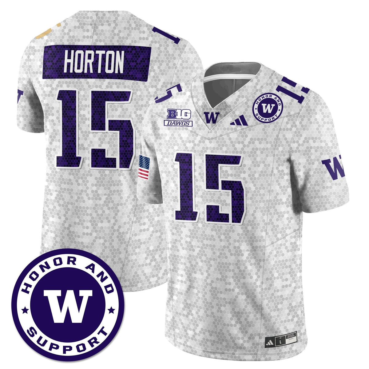 Washington Football Honor and Support Uniform - All Stitched
