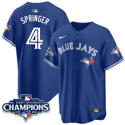 Toronto Blue Jays AL East Division Champions Jersey - All Stitched