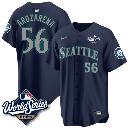 Seattle Mariners 2025 World Series Jersey - All Stitched