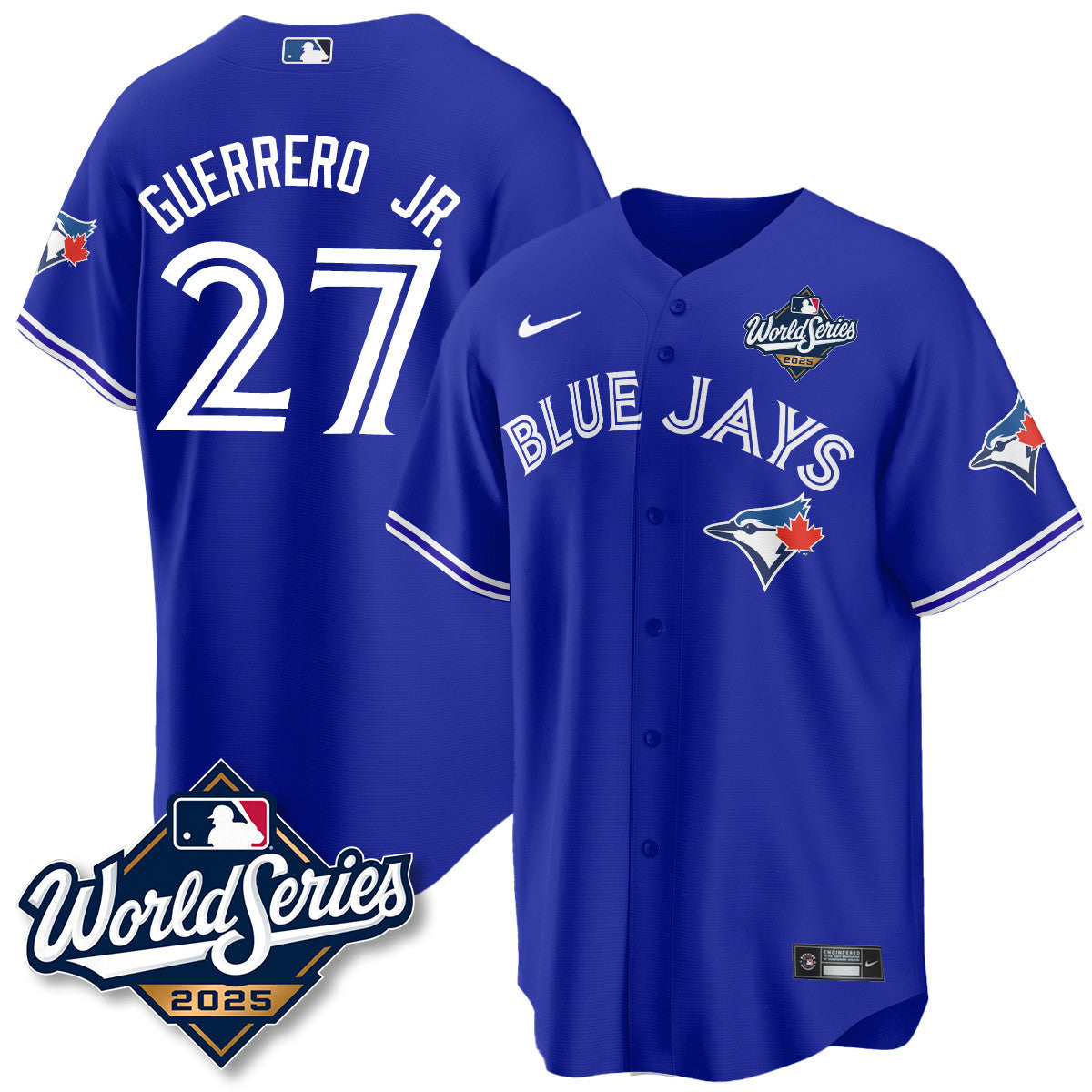 Toronto Blue Jays 2025 World Series Jersey - All Stitched