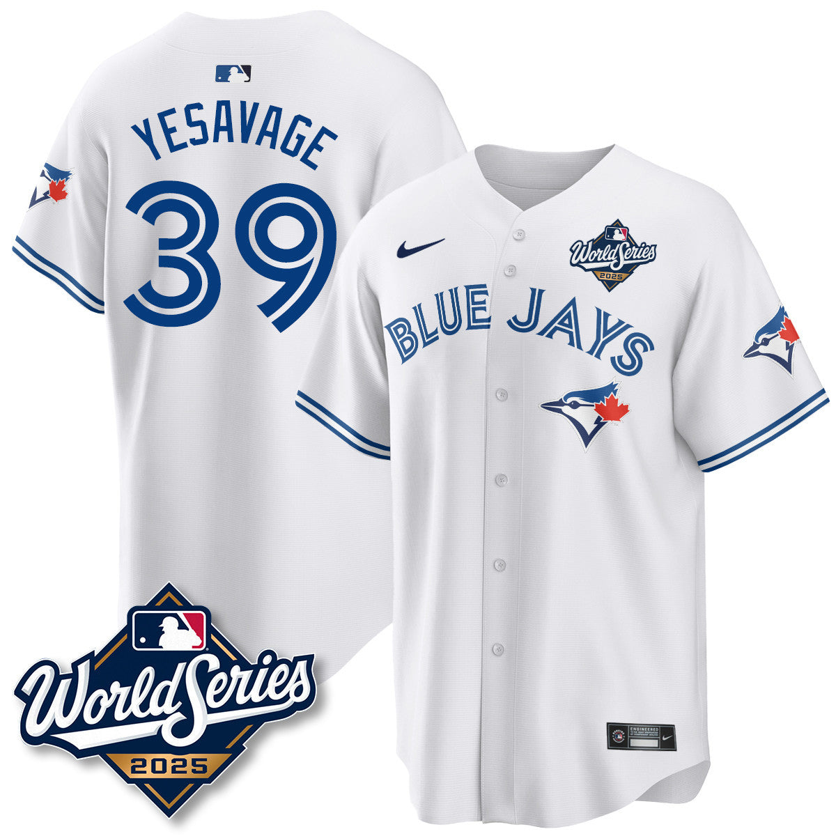 Toronto Blue Jays 2025 World Series Jersey - All Stitched