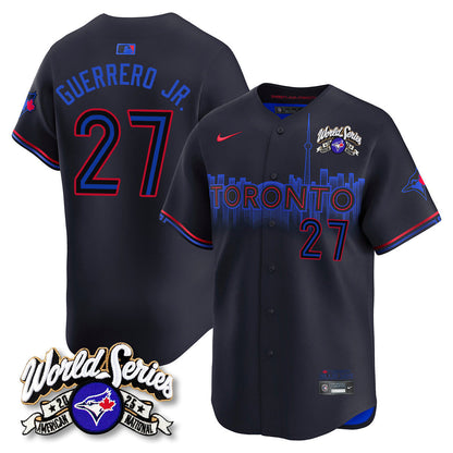 Toronto Blue Jays 2025 American League Champions Jersey - All Stitched