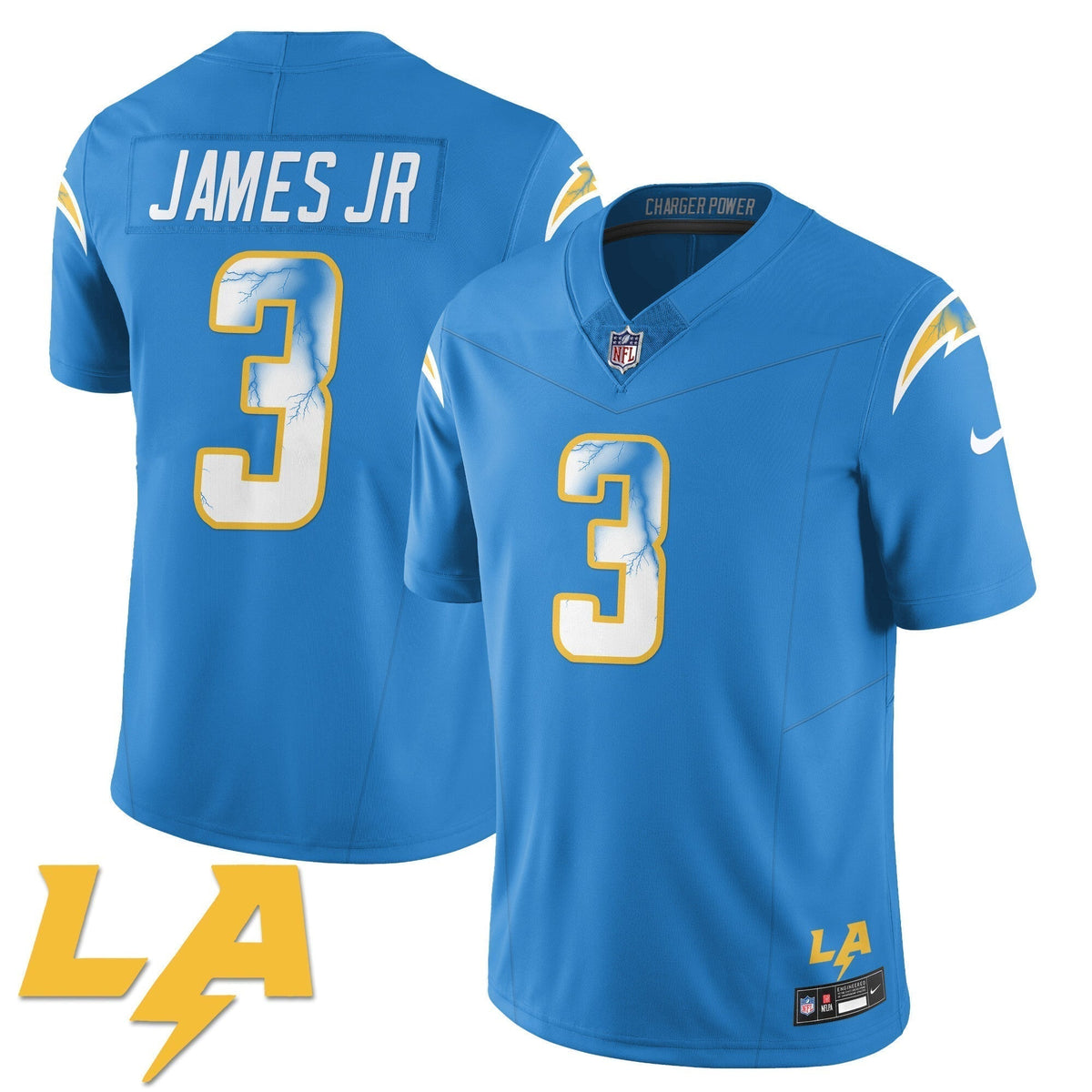 Los Angeles Chargers Rivarly Concept Jersey - All Stitched