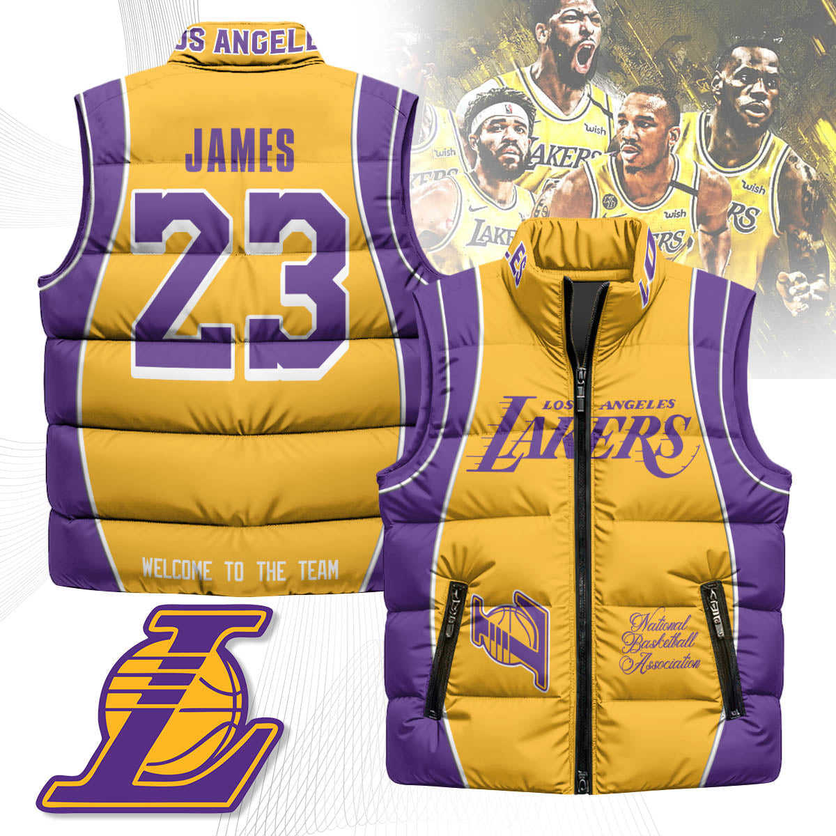 LAL Unisex Puffer Vest