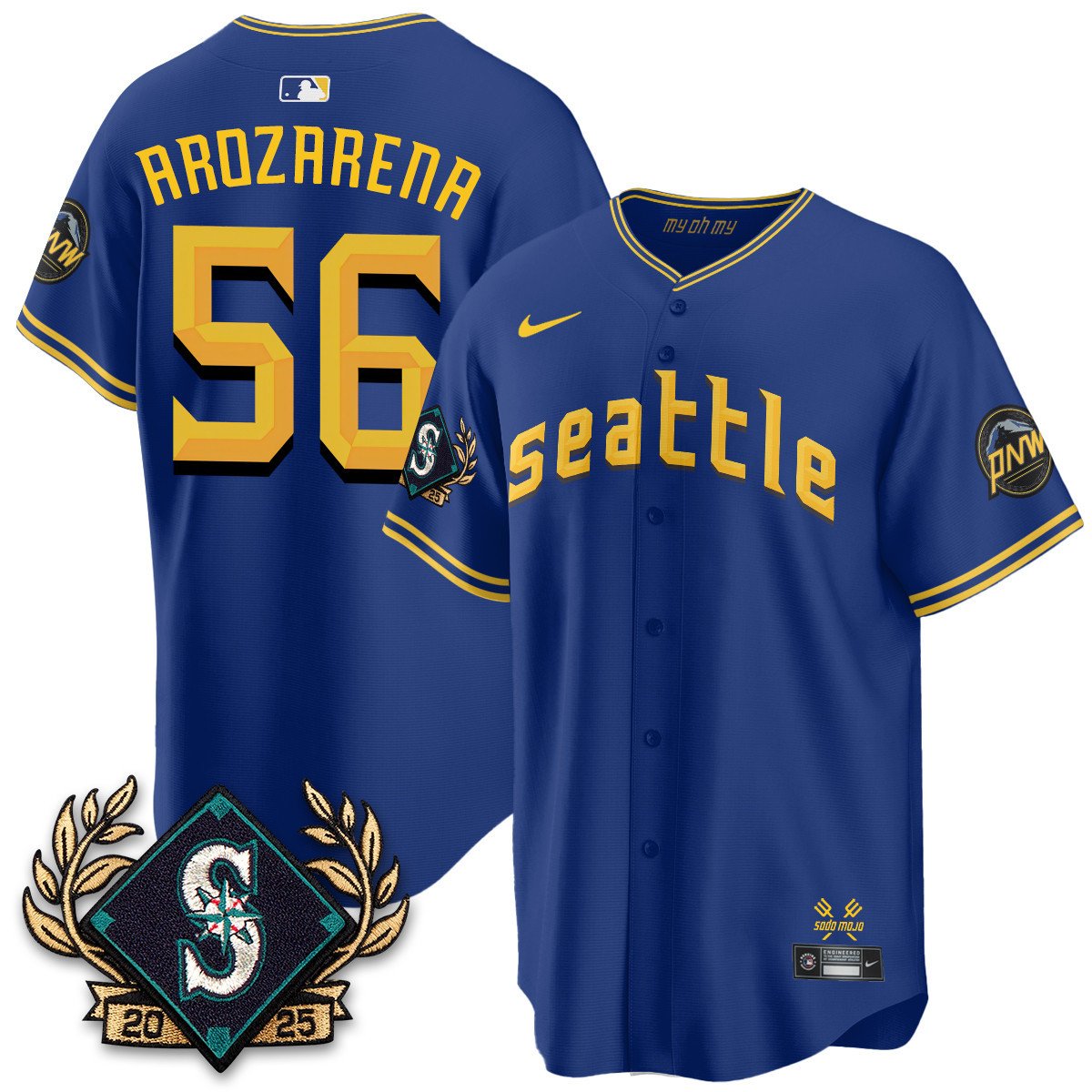 Seattle Mariners 2025 Series Jersey - All Stitched