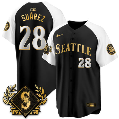 Seattle Mariners 2025 Series Gold Jersey - All Stitched