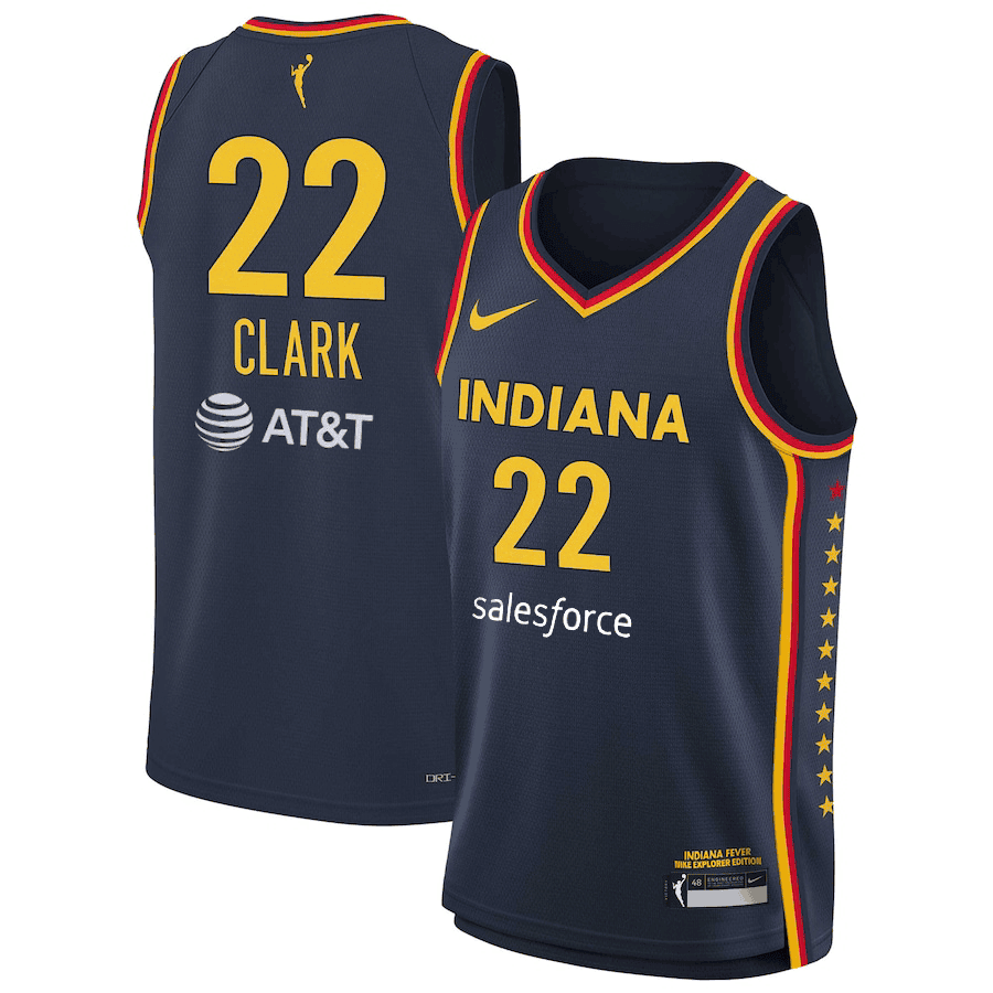 Caitlin Clark Indiana Fever Explorer Edition Victory Player Jersey - All Stitched