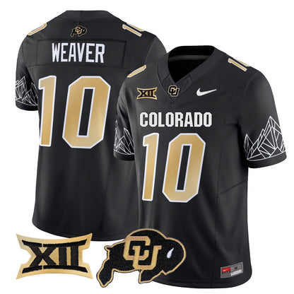 Men's Colorado Buffaloes Vapor Limited Jersey V3 - Big 12 XII Patch - All Stitched